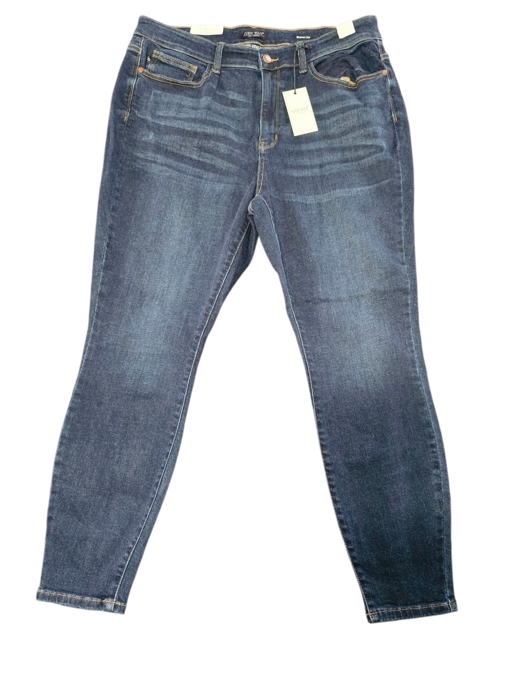 Judy Blues Skinny Fit Classic Dark Blue Women’s Stretch Jeans Size 20W NWT
